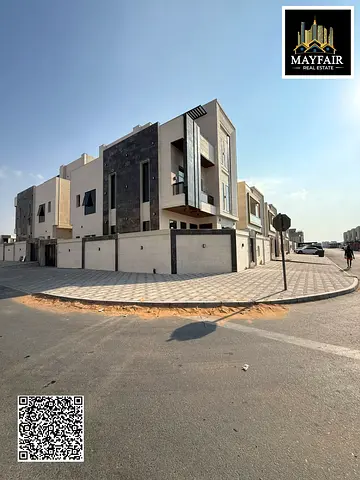فيلا فاخرة للبيع في الباهية - عجمان | قطعة أرض زاوية بتصميم واسع