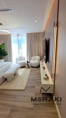 Own a Fully Furnished 3 Bedroom Apartment duplex with a Crystal Lagoon