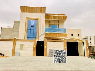 A distinguished villa for annual rent in the Al Helio 2 area of Ajman. It is located in a quiet area with a modern design that provides the highest