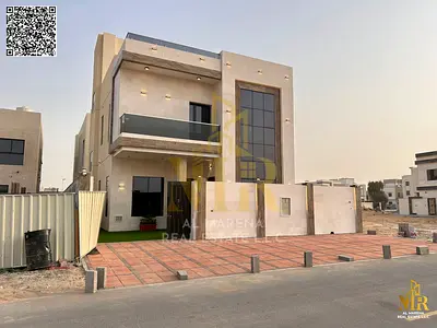 فيلا قرب شارع محمد بن زايد طابقين وروف 4 غرف شامل الرسوم