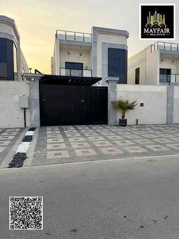 Al Rawda Villa Ajman, next to the mosque, near the Saudi German Hospital and all services.
