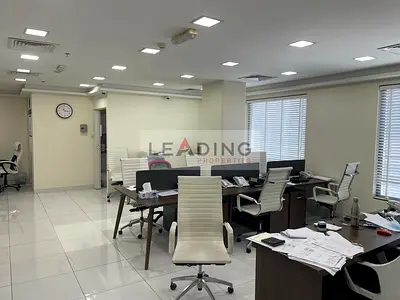 Modern Furnished Office | Business Bay | Prime Location | Fitted Partition