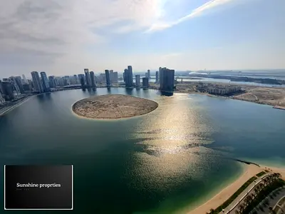 Chiller Free 3 bedrooms and a living room with a sea view, Al Khan, plus a maids room. Built-in wardrobes.parking, gym, and swimming pool.