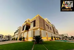 Own a villa behind Al Yasmin Park, including registration fees, ready with central air conditioning,