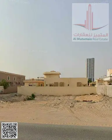 للبيع بعجمان ارض بالروضة 2 سكنى استثمارى فلل مساحة 5000 قدم تصريحG+ 1 مطلوب مليون 250 الف