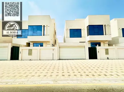 Luxury villa for rent in Al Yasmin area – Prime location on a main street. Specifications: First occupancy – High-end, brand new finishing. Strategic