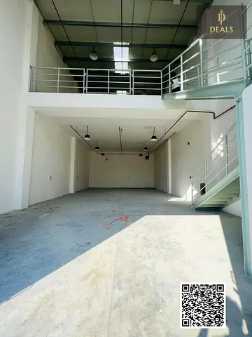 High Power 100KW Brand New Warehouse for Rent in Al Jurf 2 – 2,800 Sqft with Mezzanine | AED 168,000