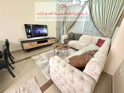 للايجار شهري - شقة غرفتين و صالة و 3 حمام مفروشة بالكامل في التعاون