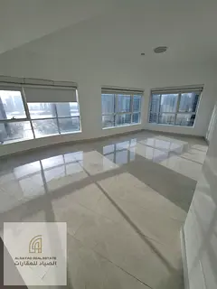Two rooms and a hall for sale, with a full view of Al Qasba Canal
