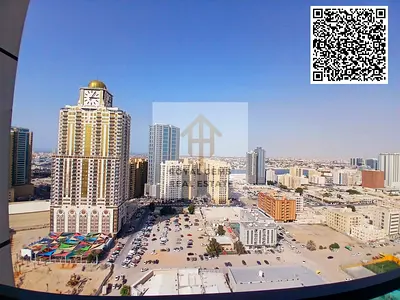 For Sale< 1bhk oclock tower view + Ready move + freehold evryone 100% + payment plan 7years + prime location gulfa tower