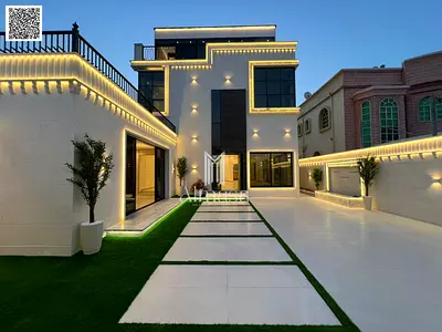 Two-story villa with a roof, external annex, and garden. Price includes electricity, water, and air conditioning. Freehold ownership for all nationali