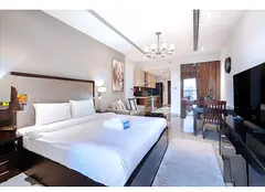 STUDIO FOR RENT \ IN ELITE DOWNTOWN RESIDENCE 1, BIG LAYOUT SIZE