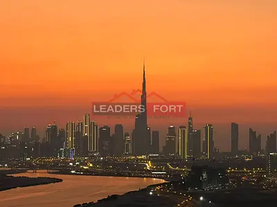 Sea & Burj khalifa view l High Floor l Brand New