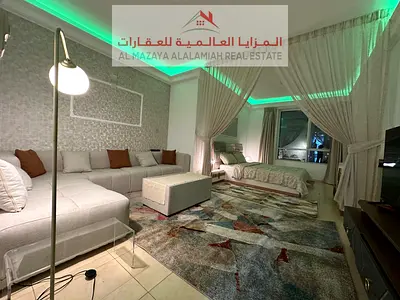 للايجار شهري -ستوديو اول ساكن - مفروش بالكامل فرش فندقي - الشارقة - الخان-برج الشاطيء 1