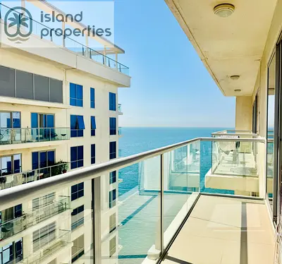 Upgraded 1BR | Sea View | Fully Furnished | Pacific Marjan |