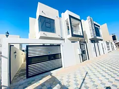 Two-storey villa with a roof for rent in Ajman, Al Zahia area First resident with air conditioners