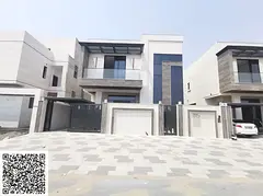 Luxury villa in Al Bahia area, modern design, close to all essential services