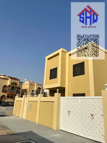 For rent a villa in Al-Yasmine, five rooms, a living room, and a maid's room
