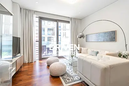 Furnished Unit with Burj Khalifa and Pool Views
