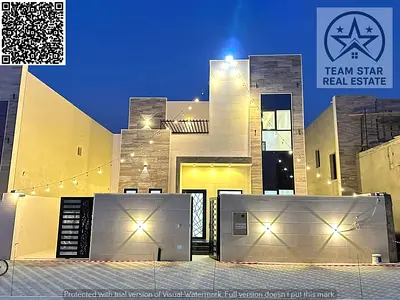 High-end finished villa, first occupancy, spacious rooms with built-in wardrobes