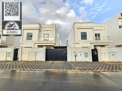 🏠Villa for rent – ​​Al Zahiyah area, Ajman – 5 master bedrooms, living room, majlis, maid's room, prime location