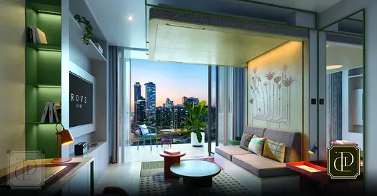 NEARING COMPLETION | Stylish Studio Flex at Rove Home Marasi Drive I High ROI