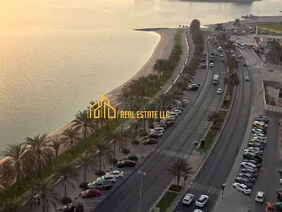 One month Free• Open Seeview 2bhk Flat Al Khan Corniche Sharjah.Free parking •gym,pool free • Central AC • Open view • Near Al Khan Corniche Area•