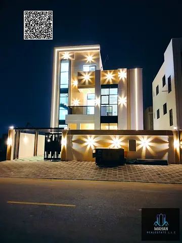 فيلا كورنر فاخرة للبيع في منطقة الحليو – عجمان