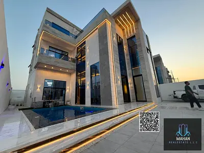 For Sale: Furnished 6-Bedroom Villa with Pool and Elevator – Al Helio 2, Ajman Discover luxury in this fully furnished 6-bedroom villa and beautiful