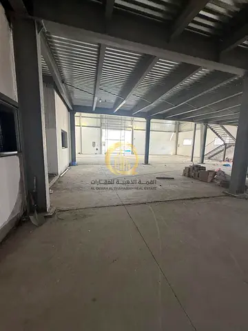 Warehouses for sale in Al-Sajaa Industrial area, Al-Hanou Al-Jalil, with excellent income. Freehold ownership for Arabs, 99 years for foreigners.