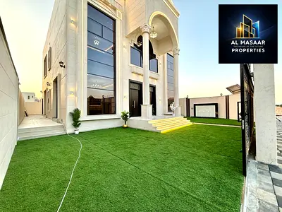 فيلا للبيع من المالك مباشر بسعر شامل رسوم التسجيل والتملك زاويه شارعين واجه حجريه قريبه من محمد بن زايد