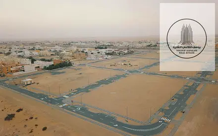 متاح ارض صناعيه للبيع في الجرف الصناعيه مساحه 800 الف قدم