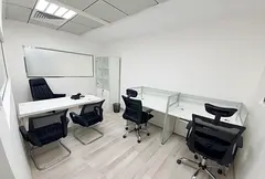 SMART OFFICE WITH UNLIMITED ACCESS, 1 EJARI &amp; OFFICE CONTRACT, FREE DEWA, WIFI, MEETING ROOM ETC