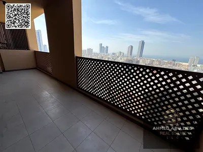 افخم واكبر شقة غرفتين ماستر وصالة مع غرفة خاجمة للايجار السنوي ب النخيل عجمان موقع مميز وحيوي بجوار محطة الباص وجميع الخدمات ومخارج دبي والشارقة .