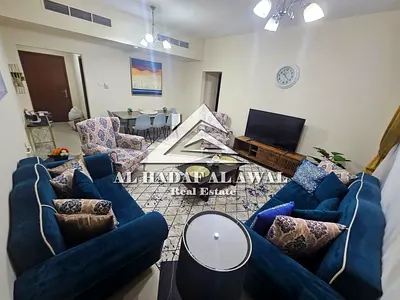 For monthly rent in Al Taawun area, 2 rooms and a hall with free internet