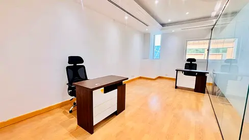 NEW FURNISHED OFFICE FOR RENT | DEWA CHILLER WIFI FREE