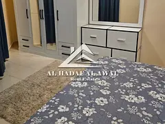 Two-bedroom apartment with a living room for monthly rent in Al Taawun, 6200 including internet, 100