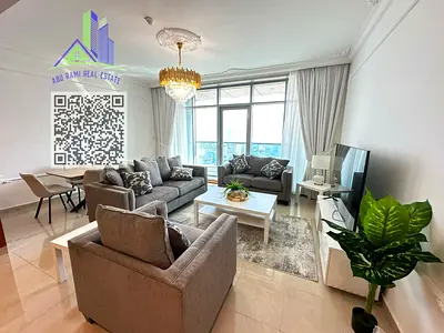 غرفة وصالة فاخرة للايجار في عجمان أبراج الريزيدنس مع مسبح وجيم وباركن