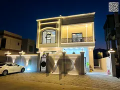 Luxury villa in Al-Haliyo, two floors + roof, with hotel-style finishes, freehold ownership for all