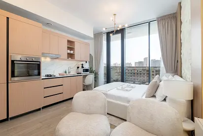 New Studio | Aura JVC | Pool Gym Sauna Padel court Share Save