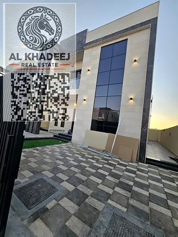 للبيع فيلا مودرن في عجمان  الزاهية فيلا راقية بتقسيم عملي ومساحات مريحة، جاهزة للسكن الفوري