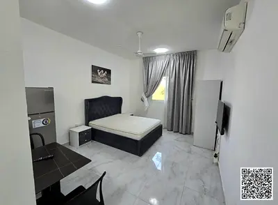 بمساحه واسعه افخم وارقى استوديو مفروش بالكامل للايجار الشهري في الروضه 3 شارع الاسكندريه