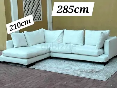 Christmas Corner Sofa Beige Good Condition