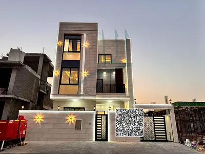 This luxurious villa is located in Al Zahia 2 – Ajman, one of the most prestigious and modern residential areas in the emirate, where luxury blends wi