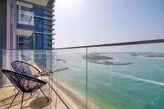 🔥Hot Offer🔥 Palm view | Spaceous | Private beach | Beach Isle | All Bills Included.