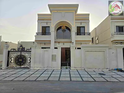Without down payment, for sale, including registration fees, a villa directly on Sheikh Mohammed bin Zayed Road, close to all services, freehold for all nationalities.