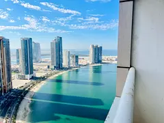 Partially sea view 1bhk with balcony storage gym&pool with parking in 49k only