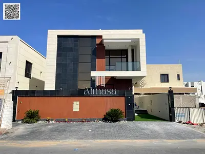 فيلا فاخرة مع مسبح  للبيع في الباهية – عجمان | 5 غرف نوم | تكييف مركزي | بسعر 1,950,000 درهم (قابل للتفاوض)
