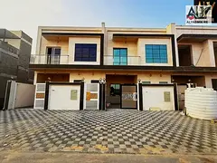 Own a villa at the lowest price in Ajman (ground floor + first floor + roof) including registration