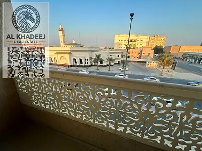 استديو للإيجار السنوي بدون فرش الروضة 2 شارع الشيخ عمار مساحة كبيرة بلكونة بإطلالة مفتوحة موقع مميز